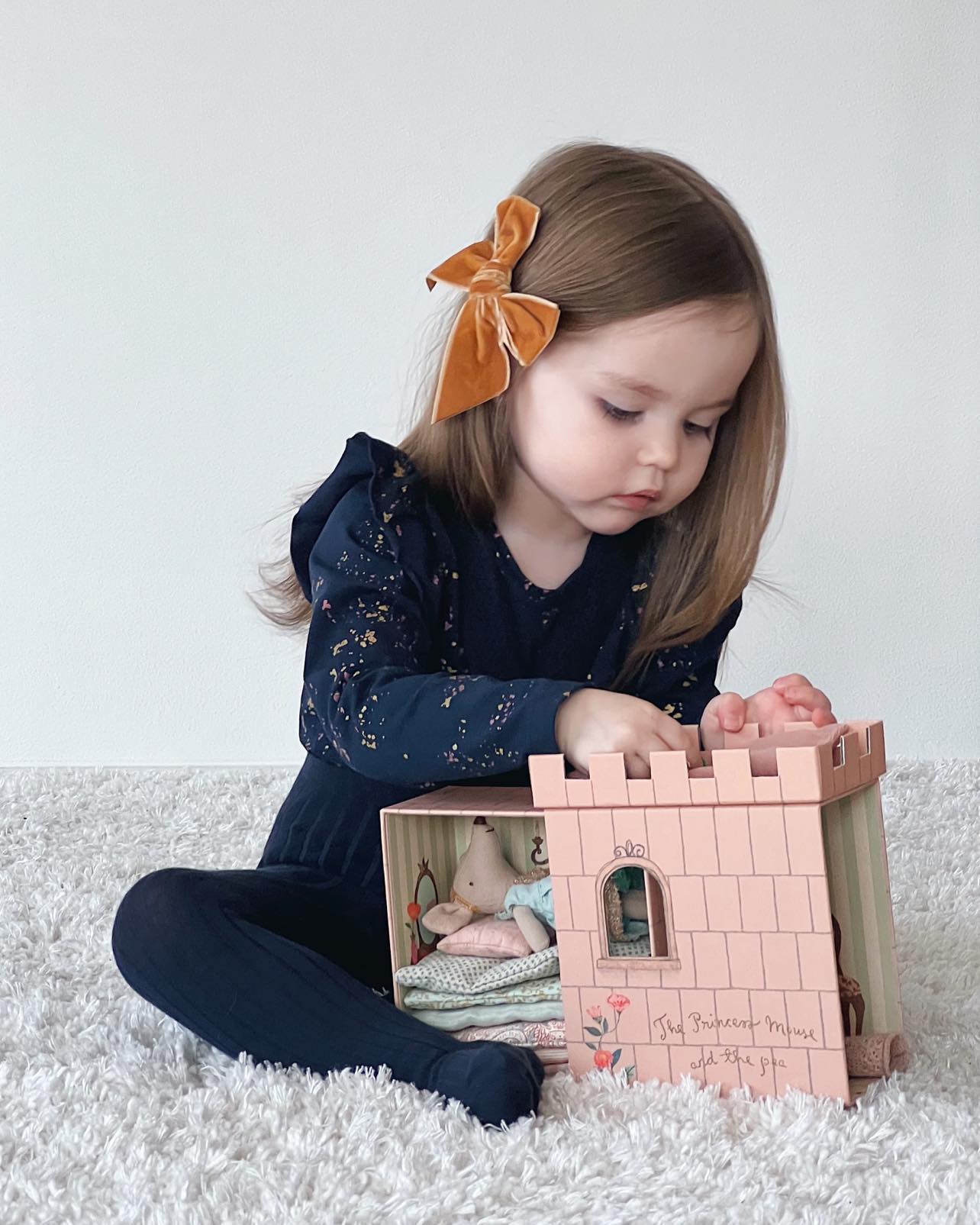 Condor Hårspænde med Velour Sløjfe Cinnamon