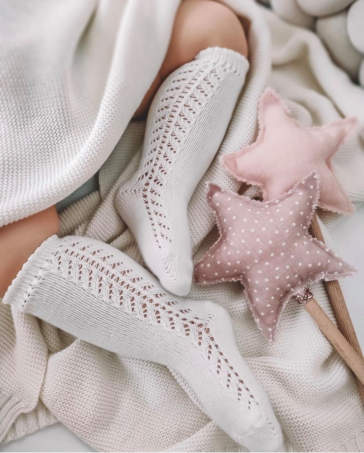 Condor Knæstrømper m/hulmønster