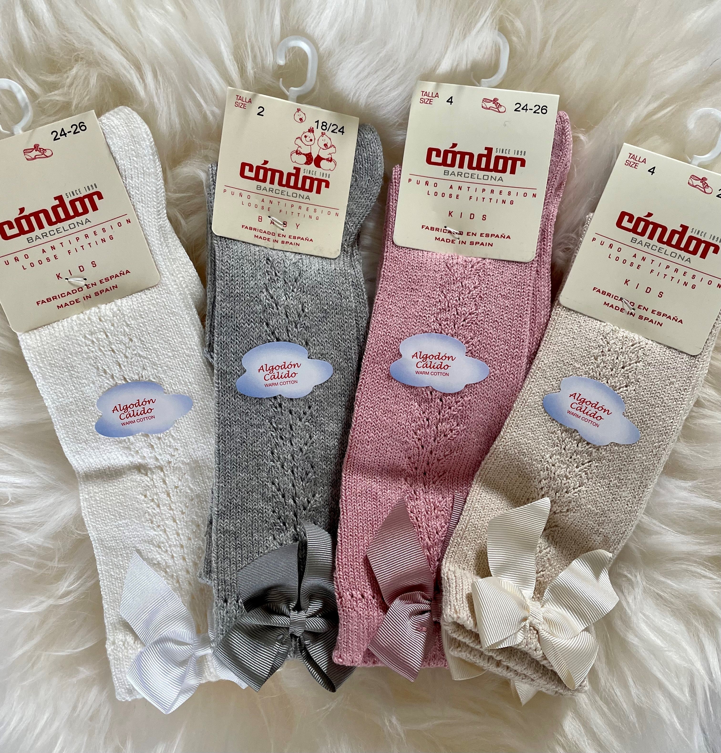 Condor Knæstrømper med Hulmønster og Sløjfe - Nata