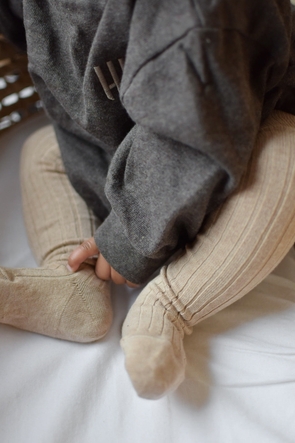 Condor Rib Strømpebukser - Nougat