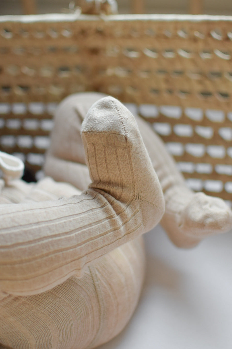 Condor Rib Strømpebukser - Nougat