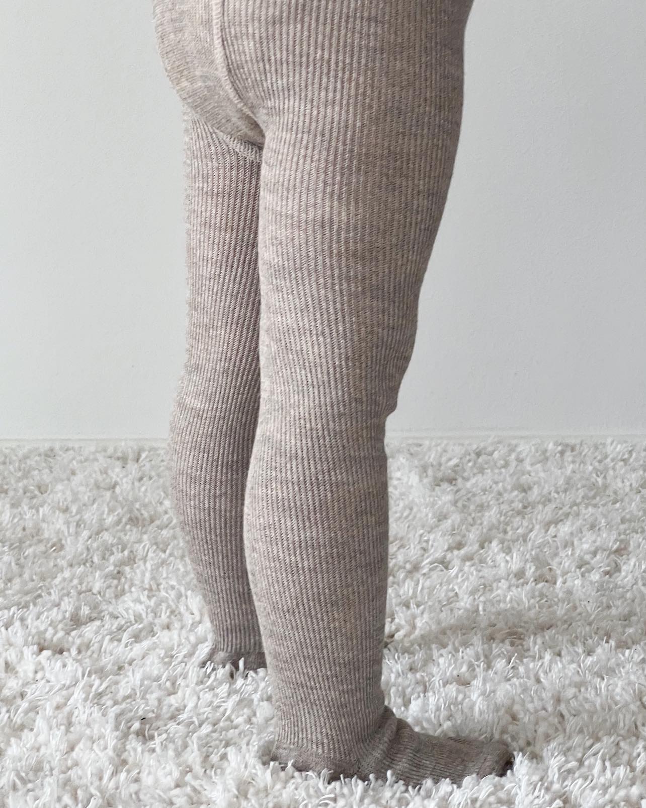 Condor Strømpebukser m/Seler Uld Lys Grå