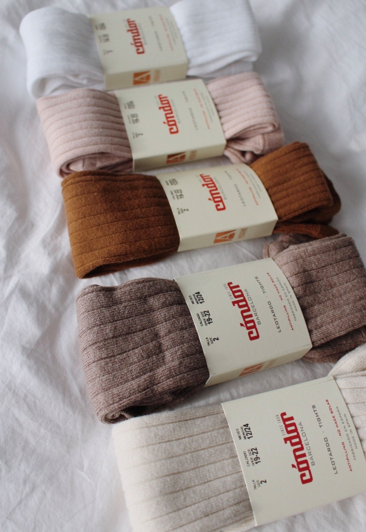 Condor Strømpebukser Rib Rosa Empo