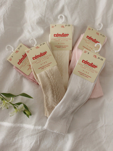 Condor Knæstrømper m/hulmønster