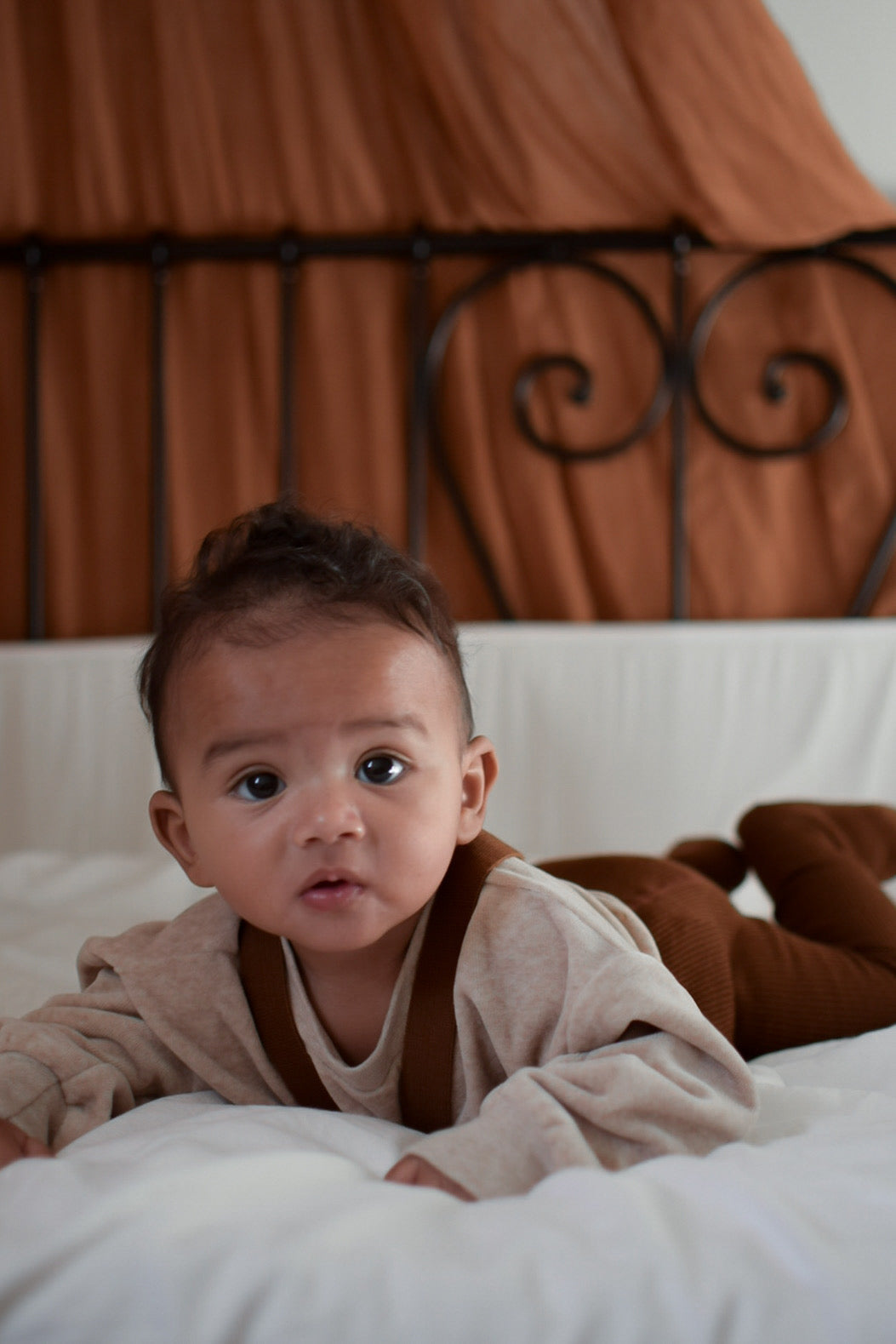 Condor Strømpebukser m/Seler Uld Terracota