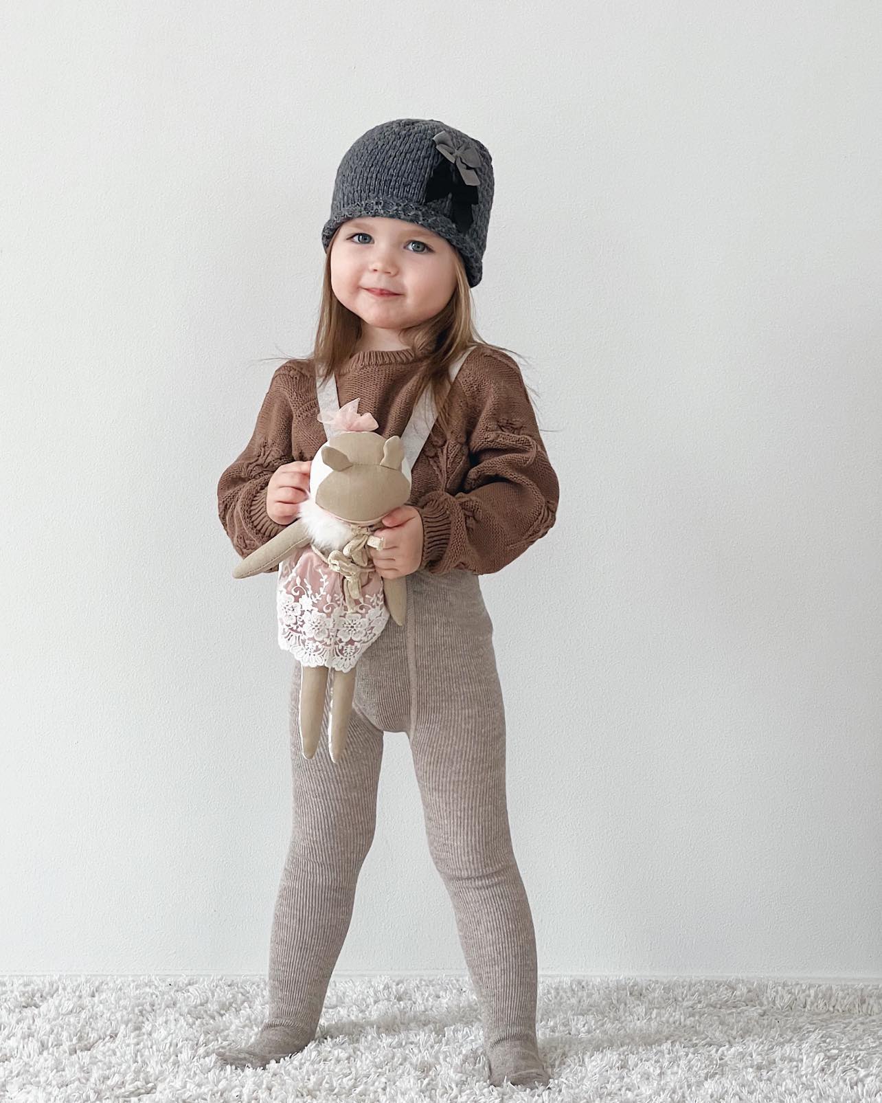 Condor Strømpebukser m/Seler Uld Lys Grå