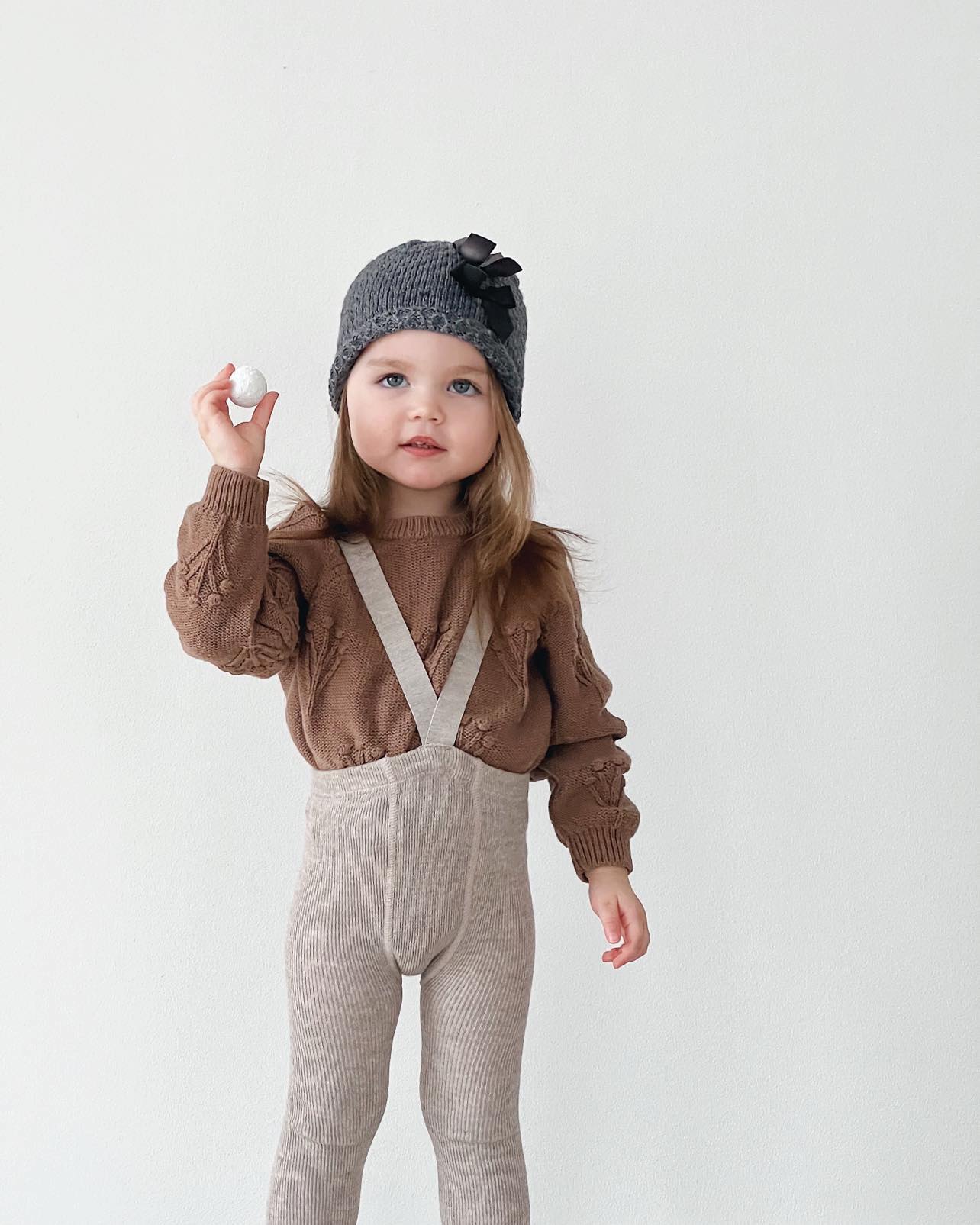 Condor Strømpebukser m/Seler Uld Lys Grå