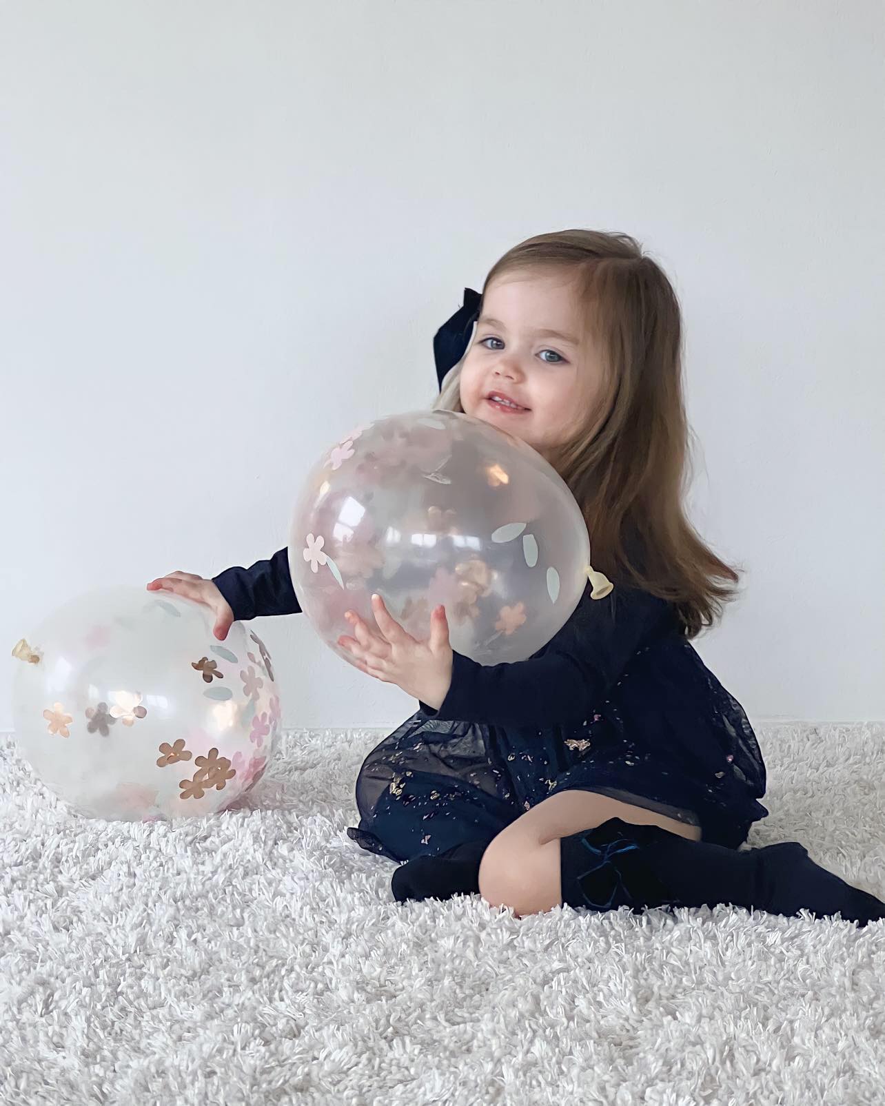 Condor Knæstrømper med Velour Sløjfe Marine Blå