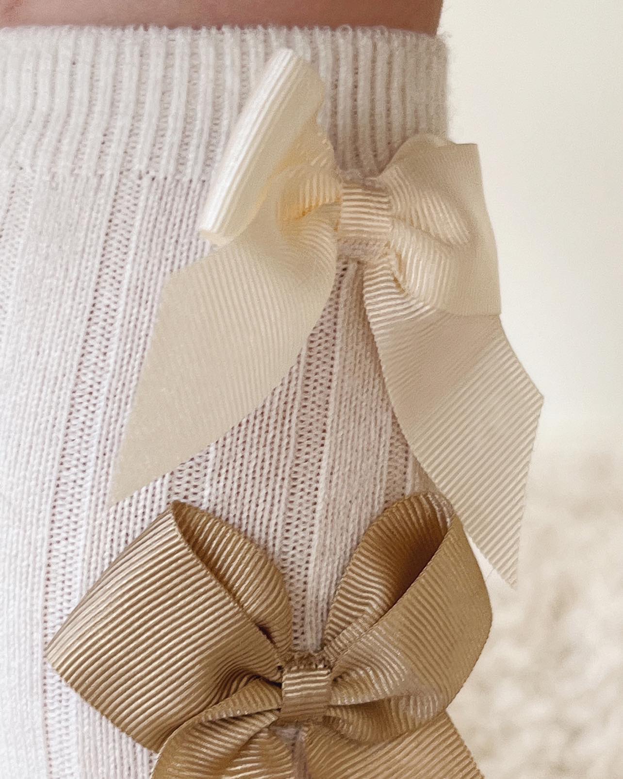 Condor Knæstrømper Merino Uld 2 Sløjfer Cava