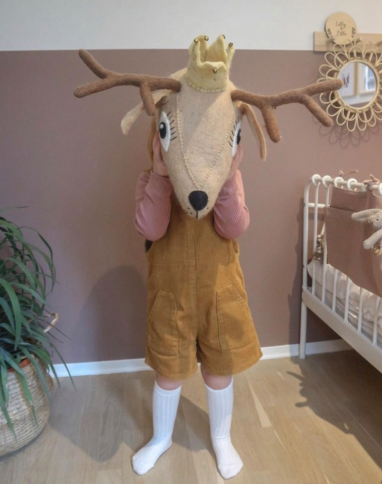 Hjorte Trofæ i Beige - Gamcha