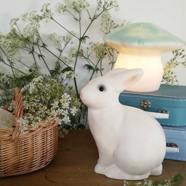Heico Lamper - Kanin Lampe Hvid