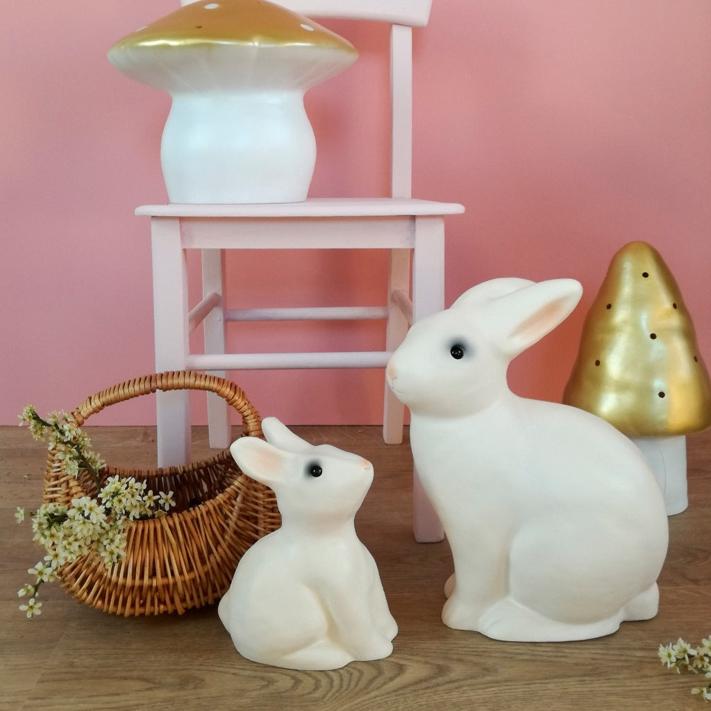 Heico Lamper - Kanin Lampe Hvid