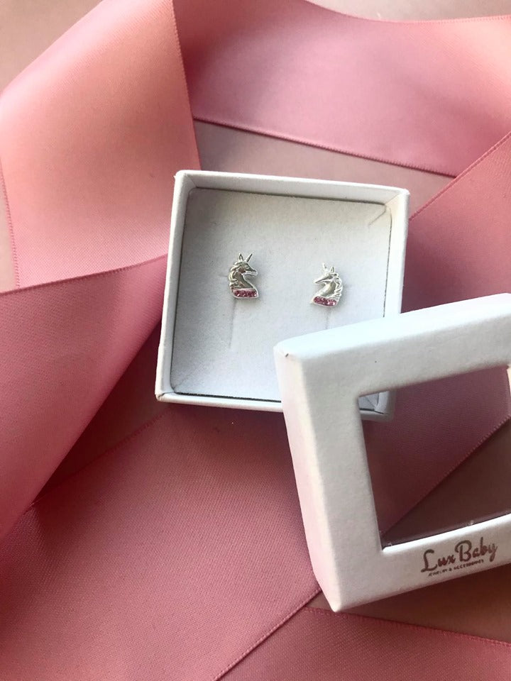 Enhjørning med Lyserøde Sten Ørestikker