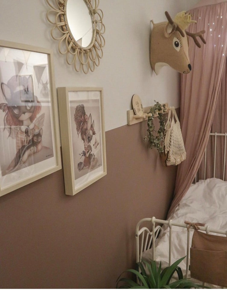 Hjorte Trofæ i Beige - Gamcha