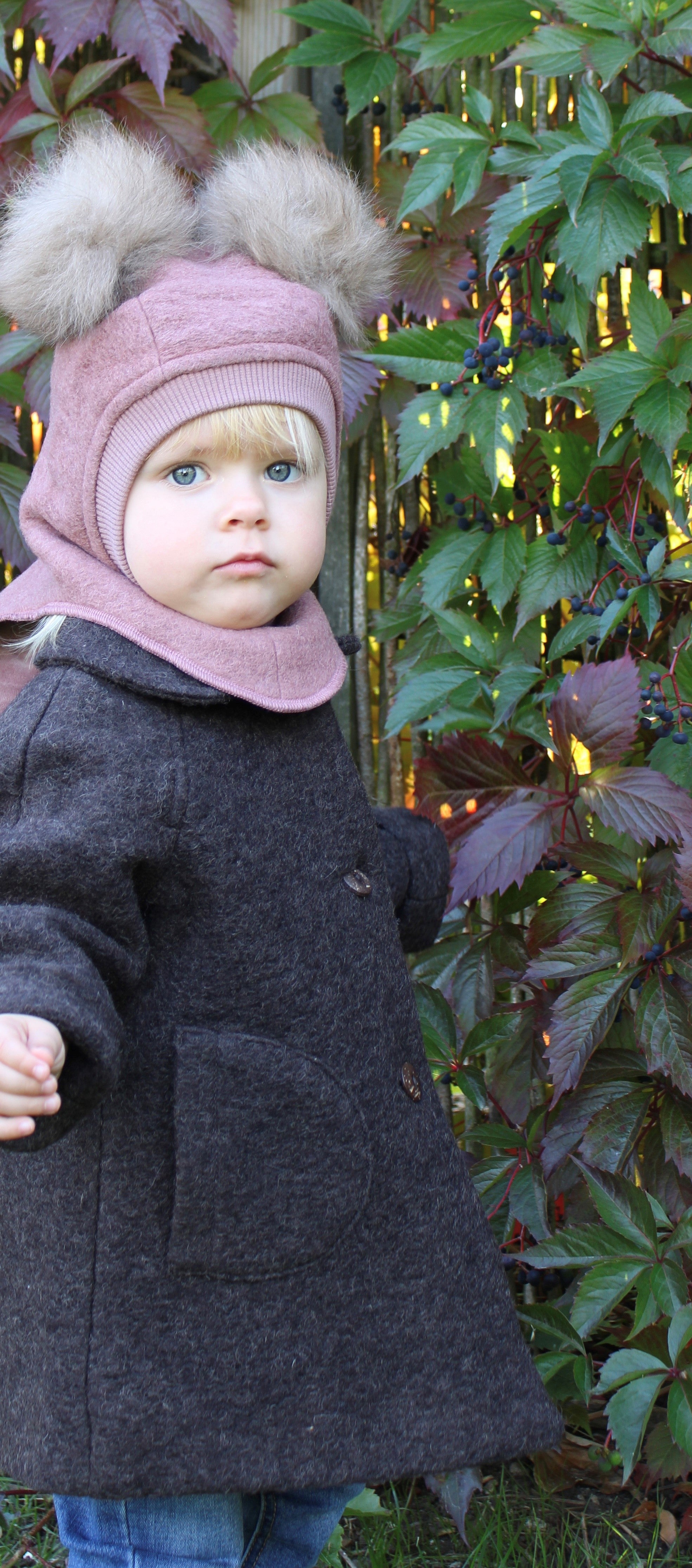 Huttelihut Siti Uld Frakke - Dark Brown