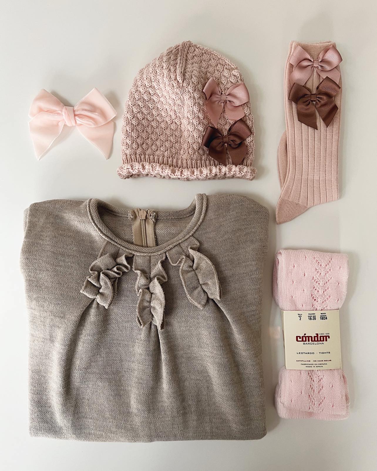 Huttelihut Kjole Merino Uld Camel