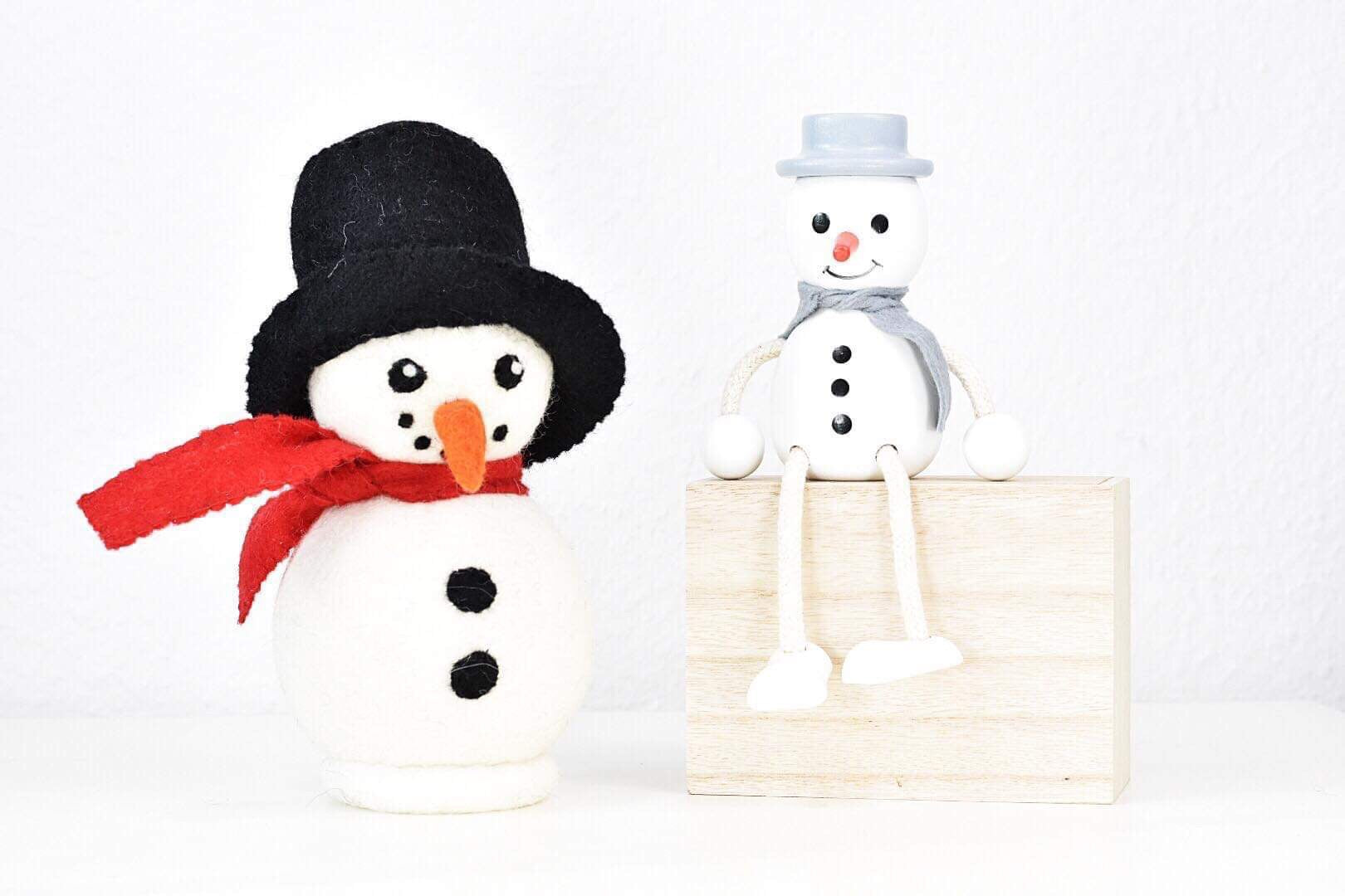 Snemand i træ - Ella & Frederik