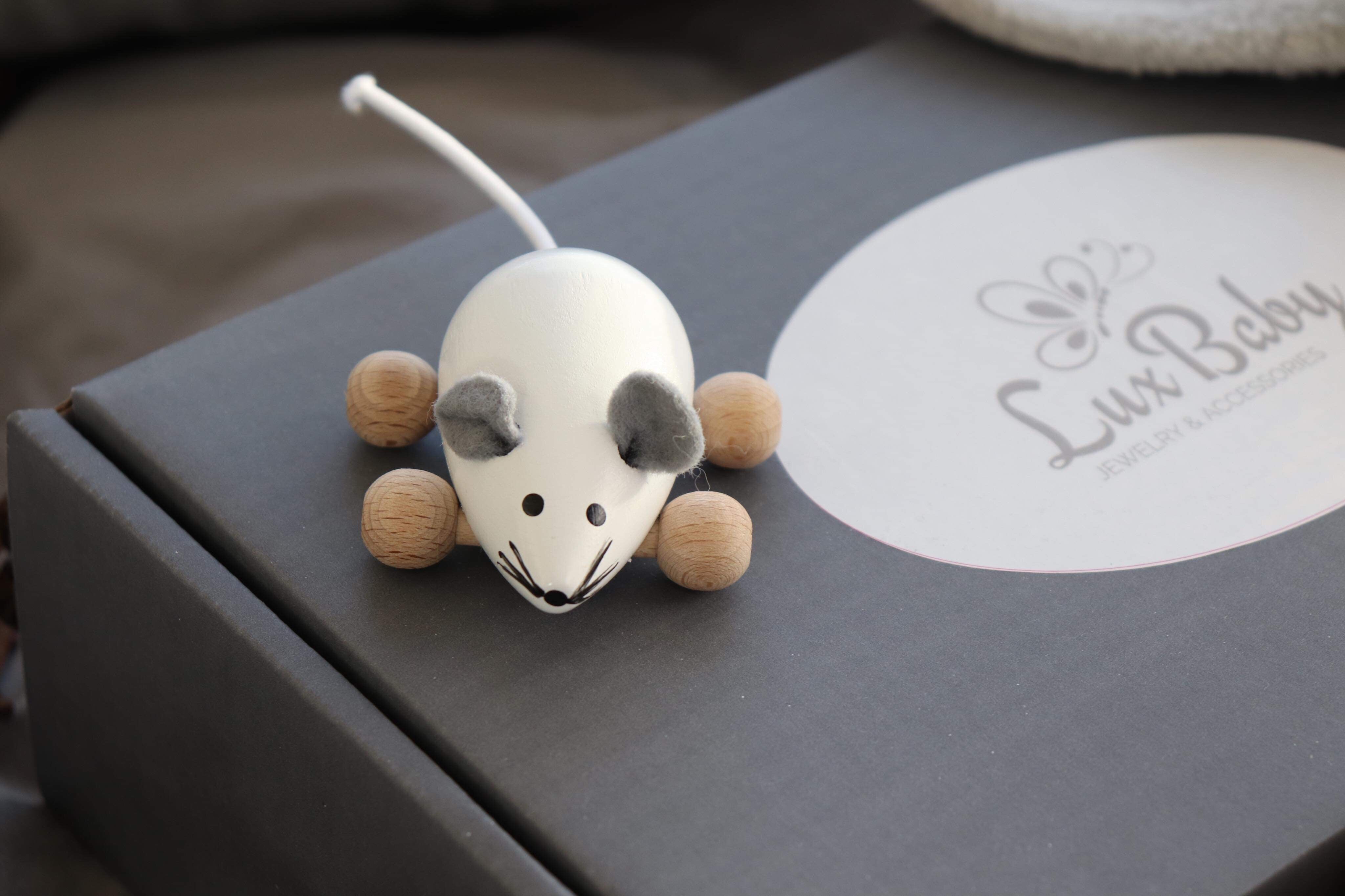 Ella & Frederik trælegetøj molly hvid