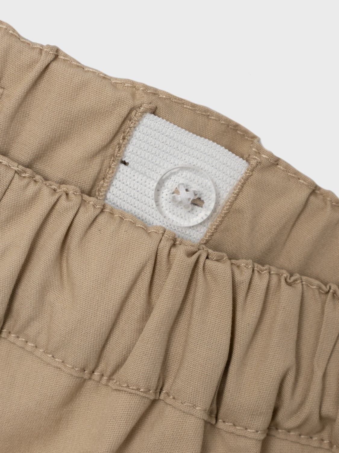 Lil Atelier Fandy Badeshorts - White Pepper