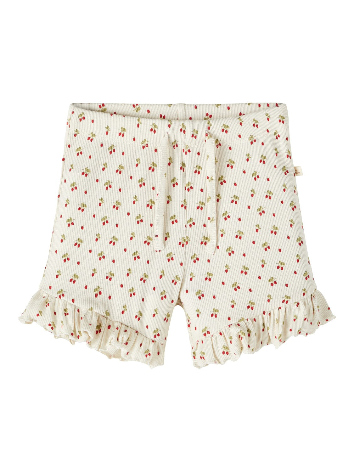 Lil Atelier Gago Shorts med Jordbær - Turtledove
