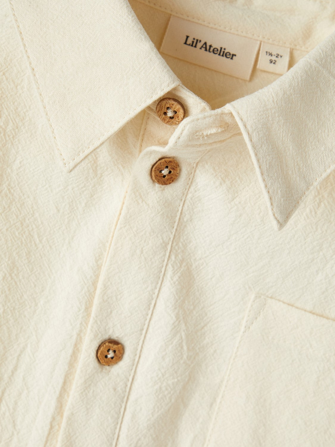 Lil Atelier Hadam Loose Shirt - Turtledove
