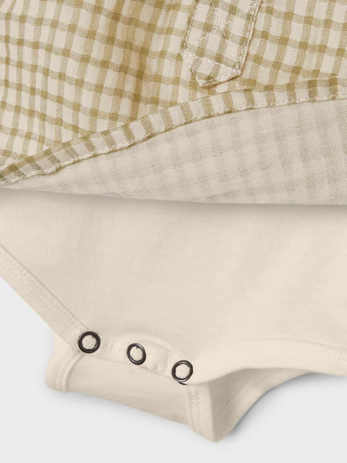 Lil Atelier Hanson Loose Shirt Body - Sage