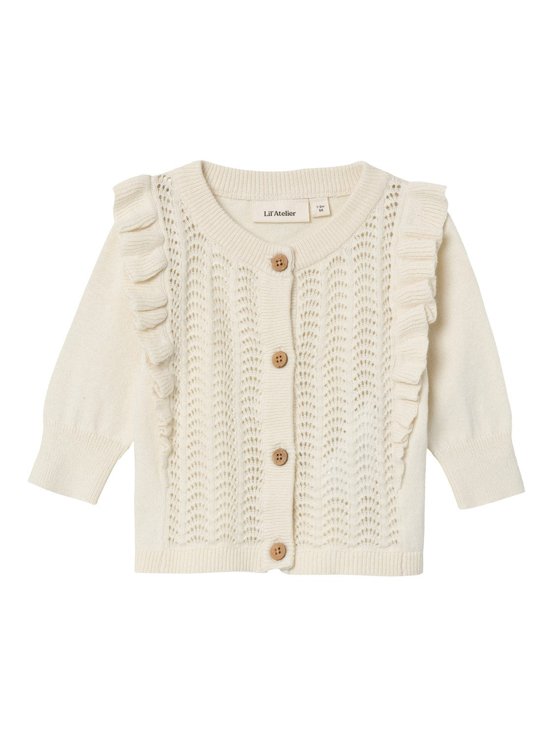 Lil Atelier Hija Knit Cardigan - Turtledove