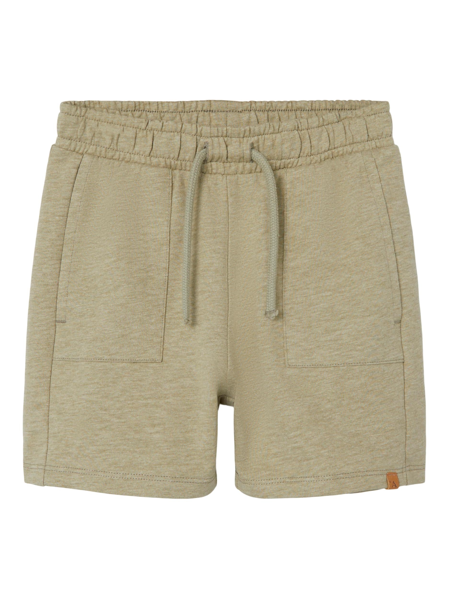 Lil Atelier Homan Loose Sweat Shorts - Sage