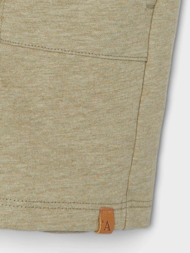 Lil Atelier Homan Loose Sweat Shorts - Sage