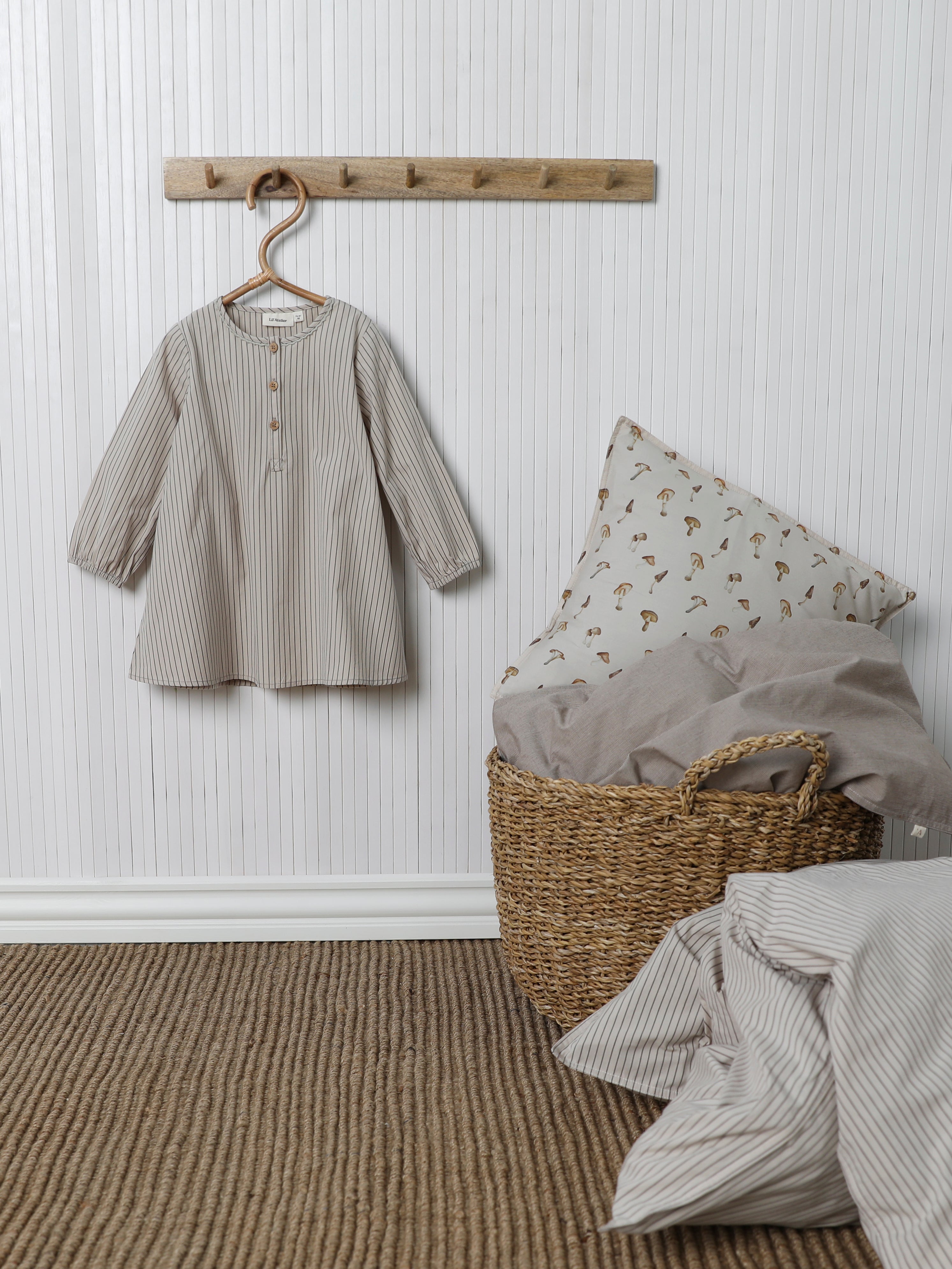 Lil Atelier Dress Lil Natkjole Golden Brown