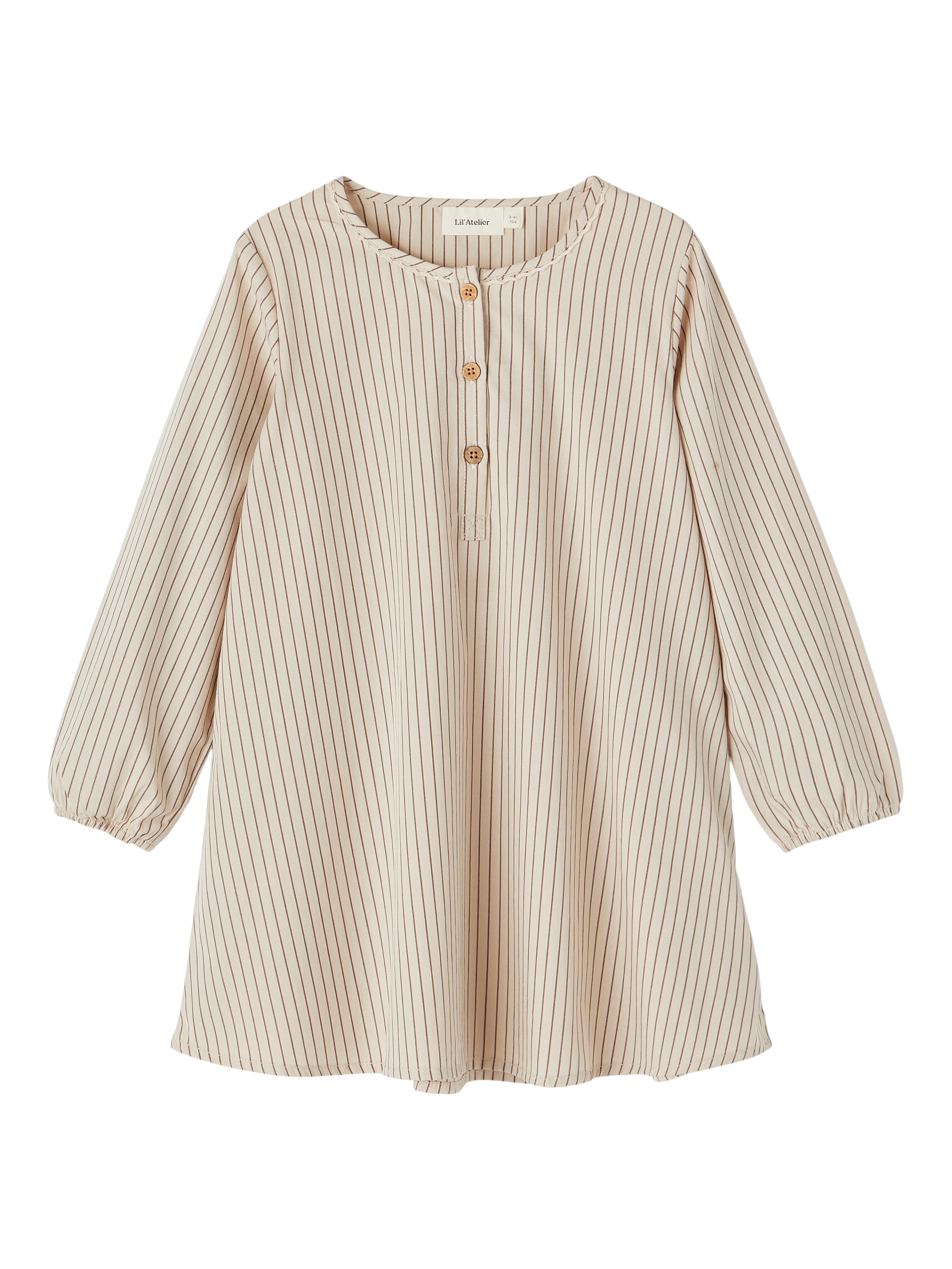 Lil Atelier Dress Lil Natkjole Golden Brown