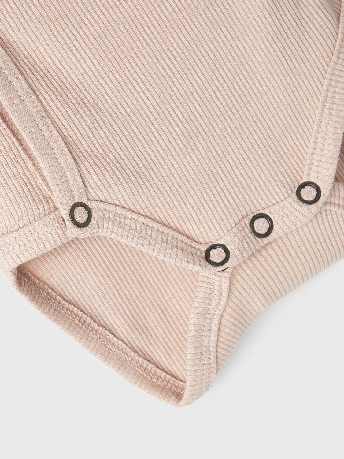 Lil Atelier New Born Gago Rib Body - Rose Dust