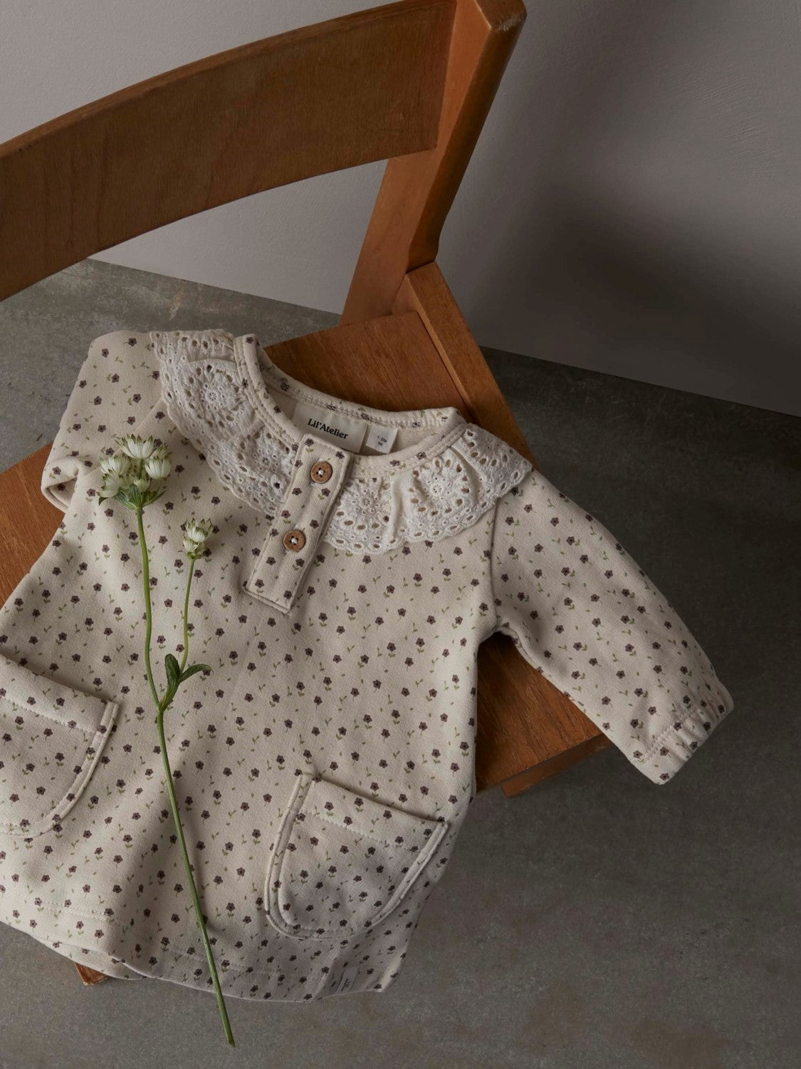 Lil Atelier Salina Kjole - Fog