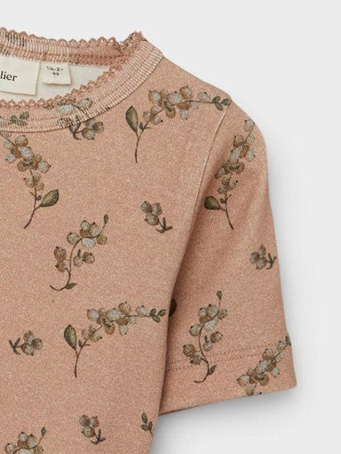 Lil Atelier Blomstret T-shirt Roebuck