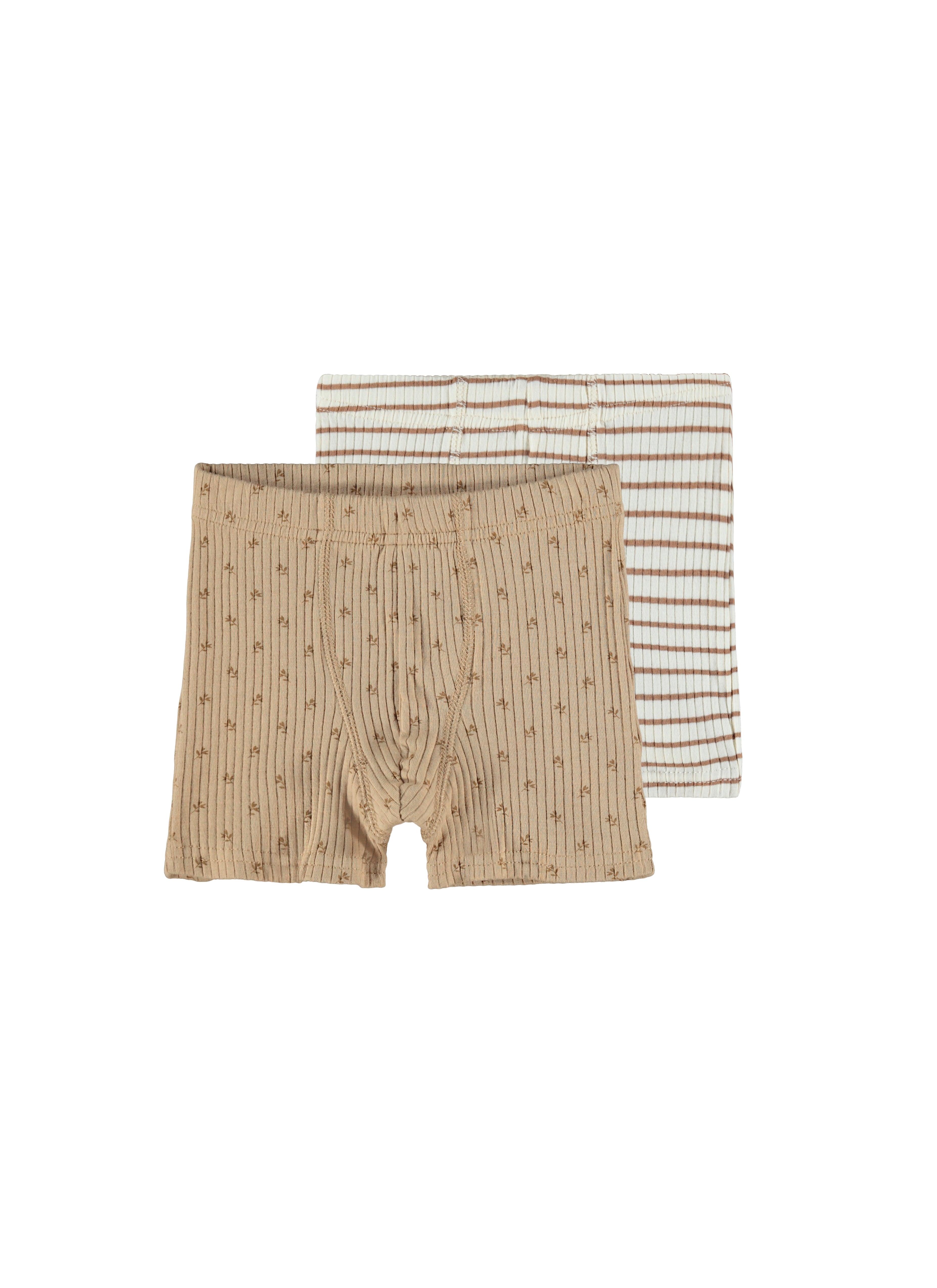 Lil Atelier 2 Pak Boxers Travertine