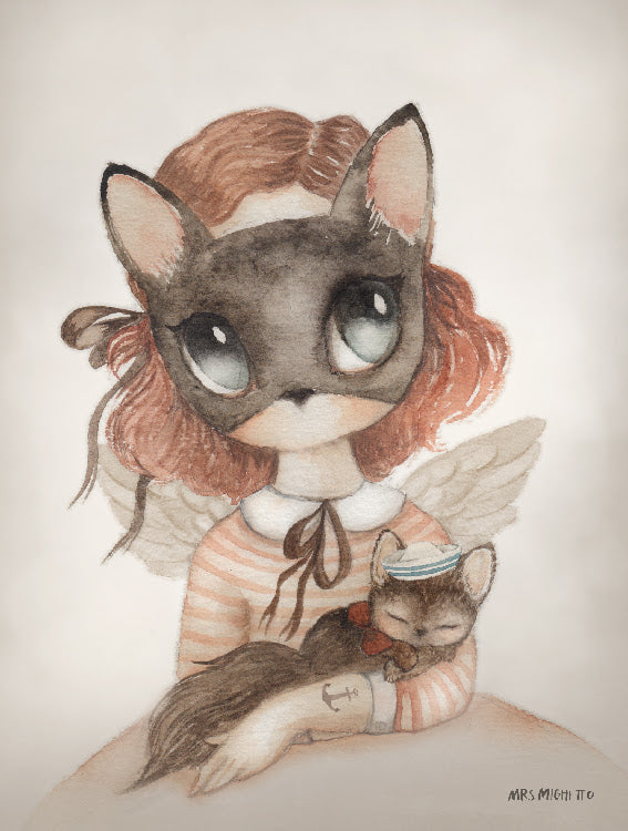 Miss Charlie Plakat 18x24 cm - Mrs. Mighetto