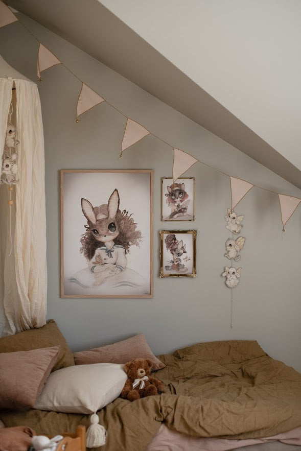 Miss Charlie Plakat 18x24 cm - Mrs. Mighetto