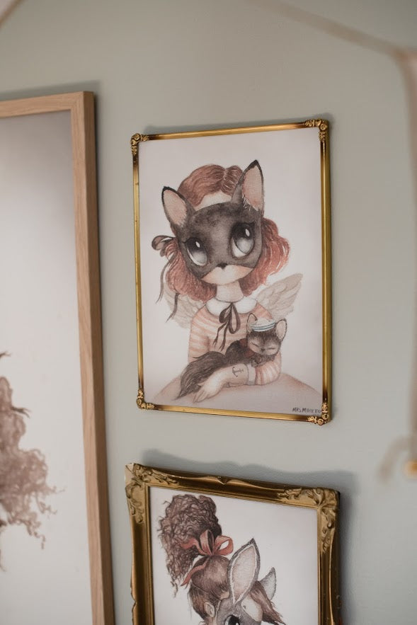 Miss Charlie Plakat 18x24 cm - Mrs. Mighetto