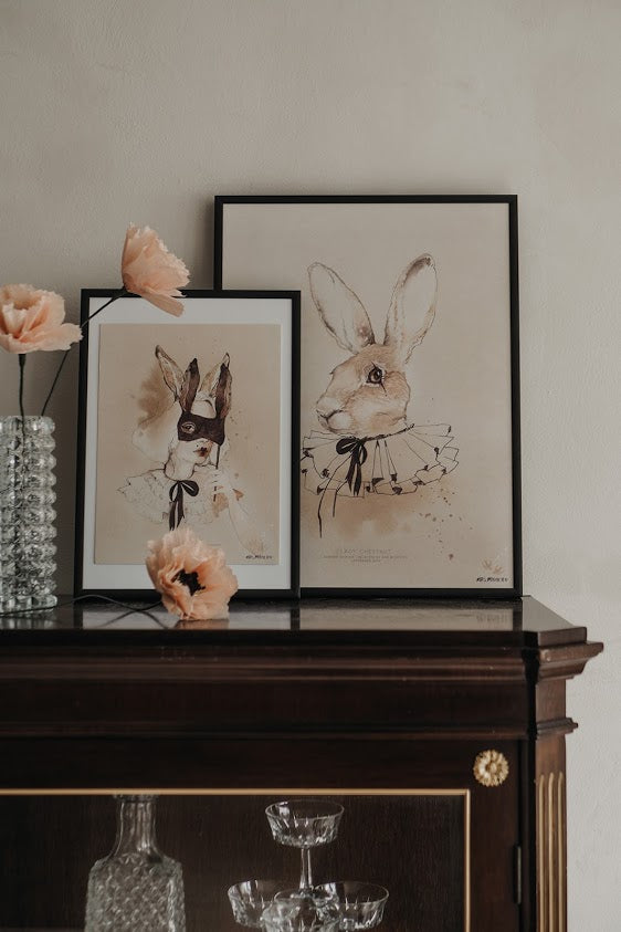 Lady Ebony Plakat 18x24 cm - Mrs. Mighetto