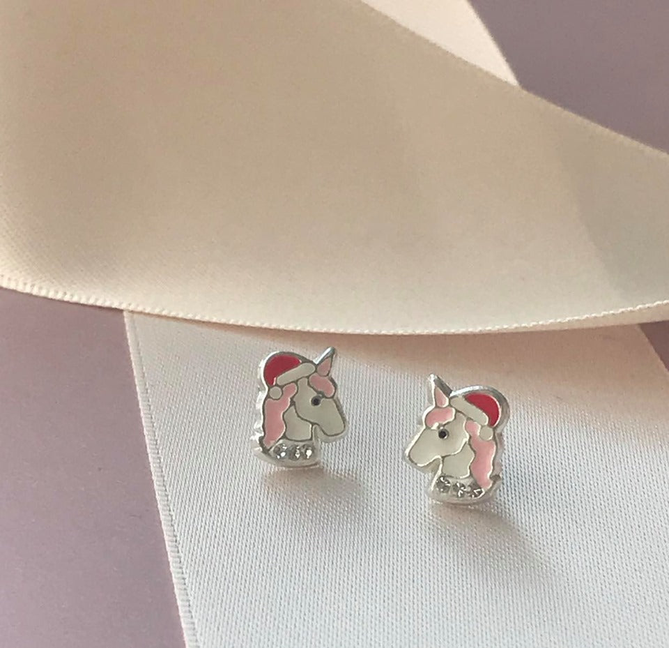 Enhjørning med Nissehue Ørestikker