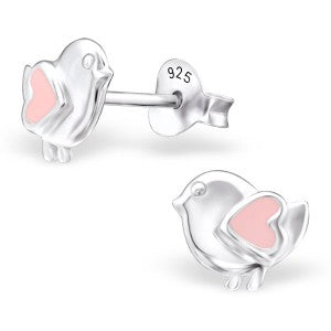 Spurv med Lyserøde Hjertevinger Ørestikker