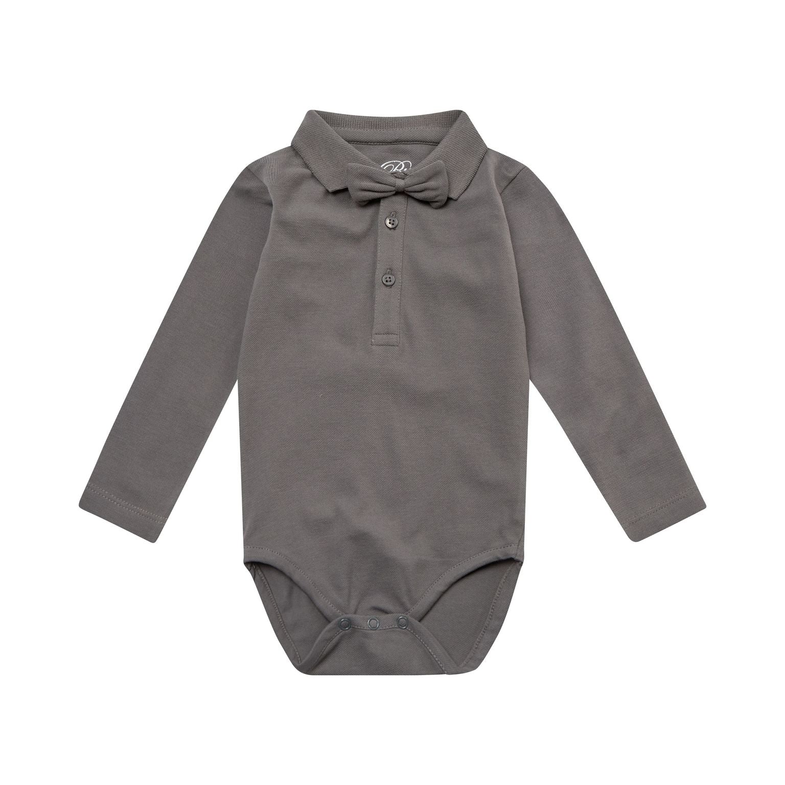 Petit By Sofie Schnoor Skjorte Body m/ Butterfly Grå