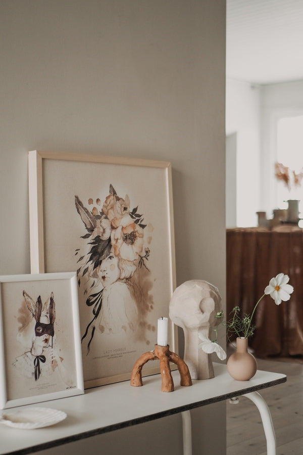 Lady Marble Plakat 40x50 cm - Mrs. Mighetto