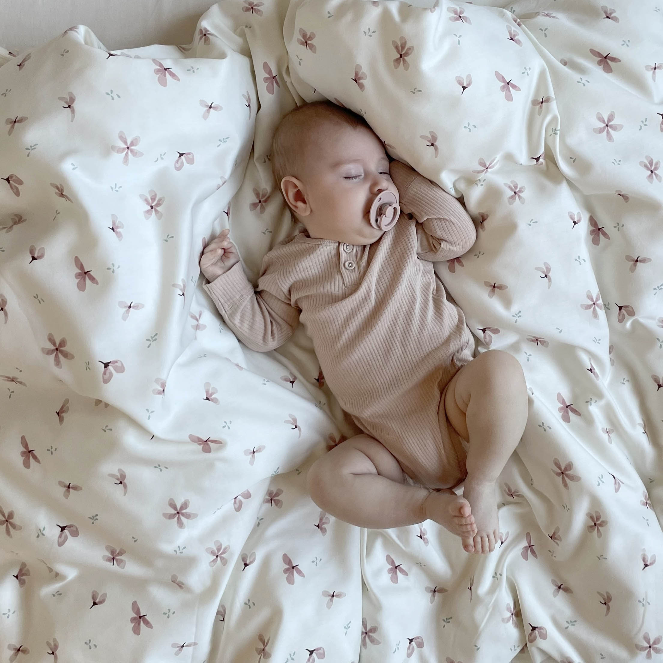 Cam Cam Copenhagen Sengetøj Baby - GOTS Windflower Creme