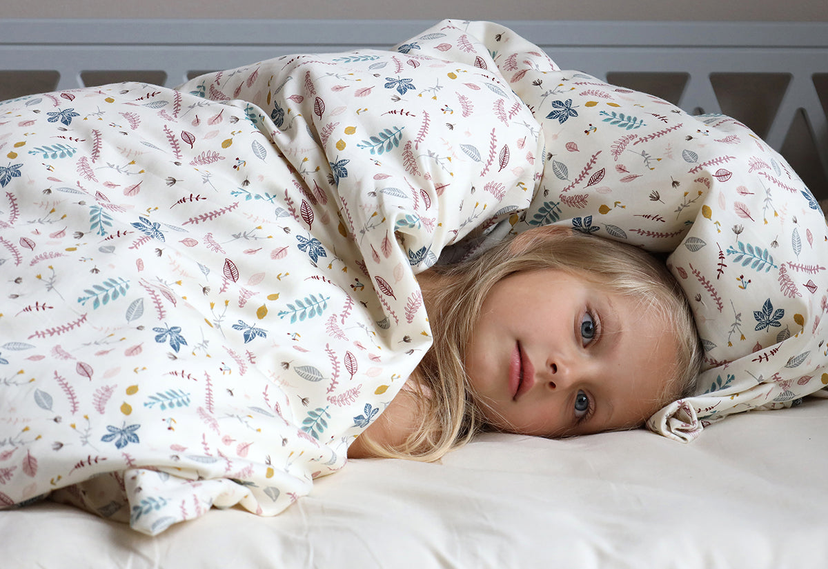 Cam Cam Copenhagen Junior Sengetøj - Pressed Leaves Rose