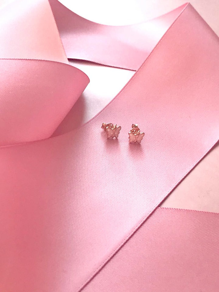 Sommerfugle Ørestikker Rosaguldbelagt