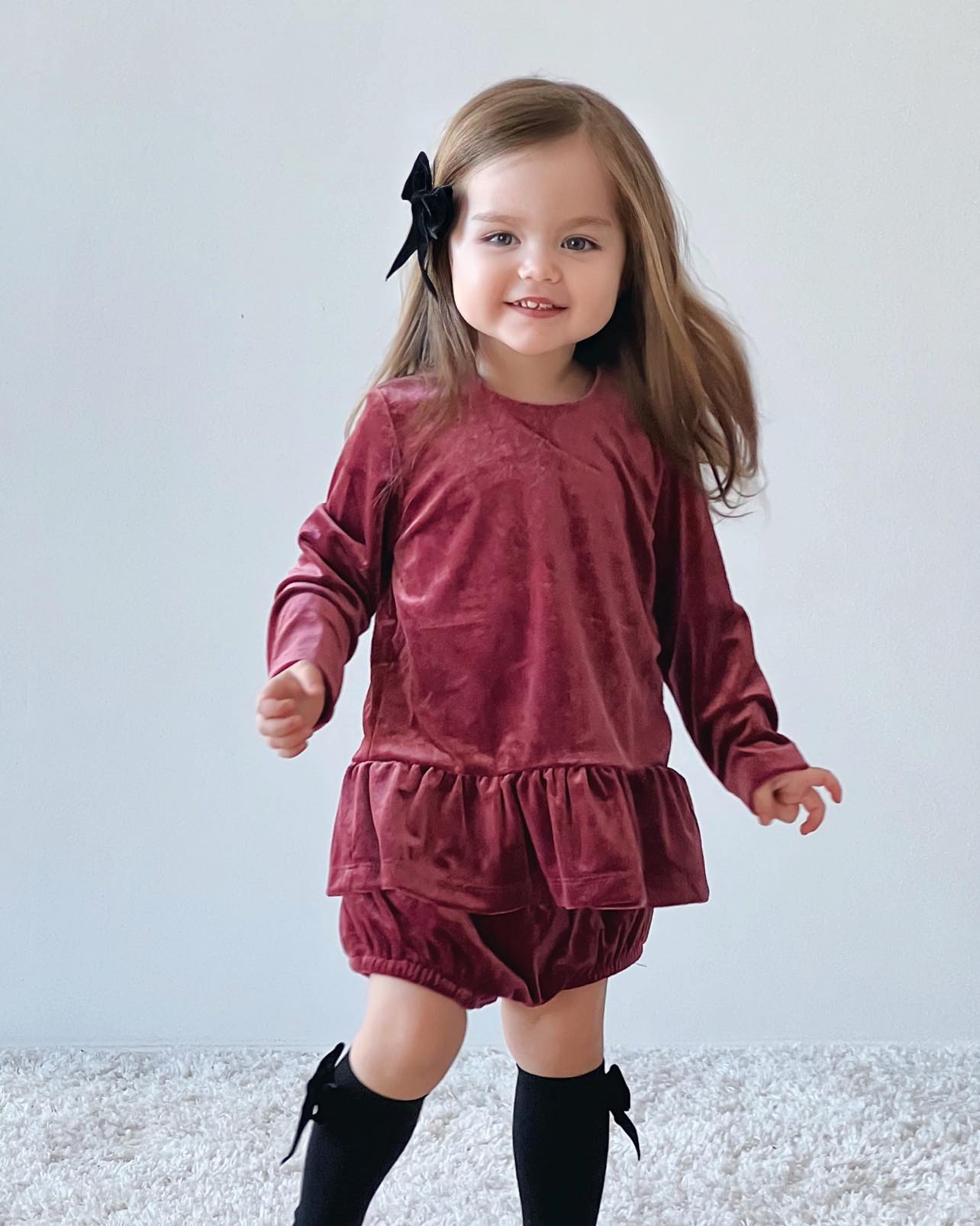 The New Siblings Velour Bloomers