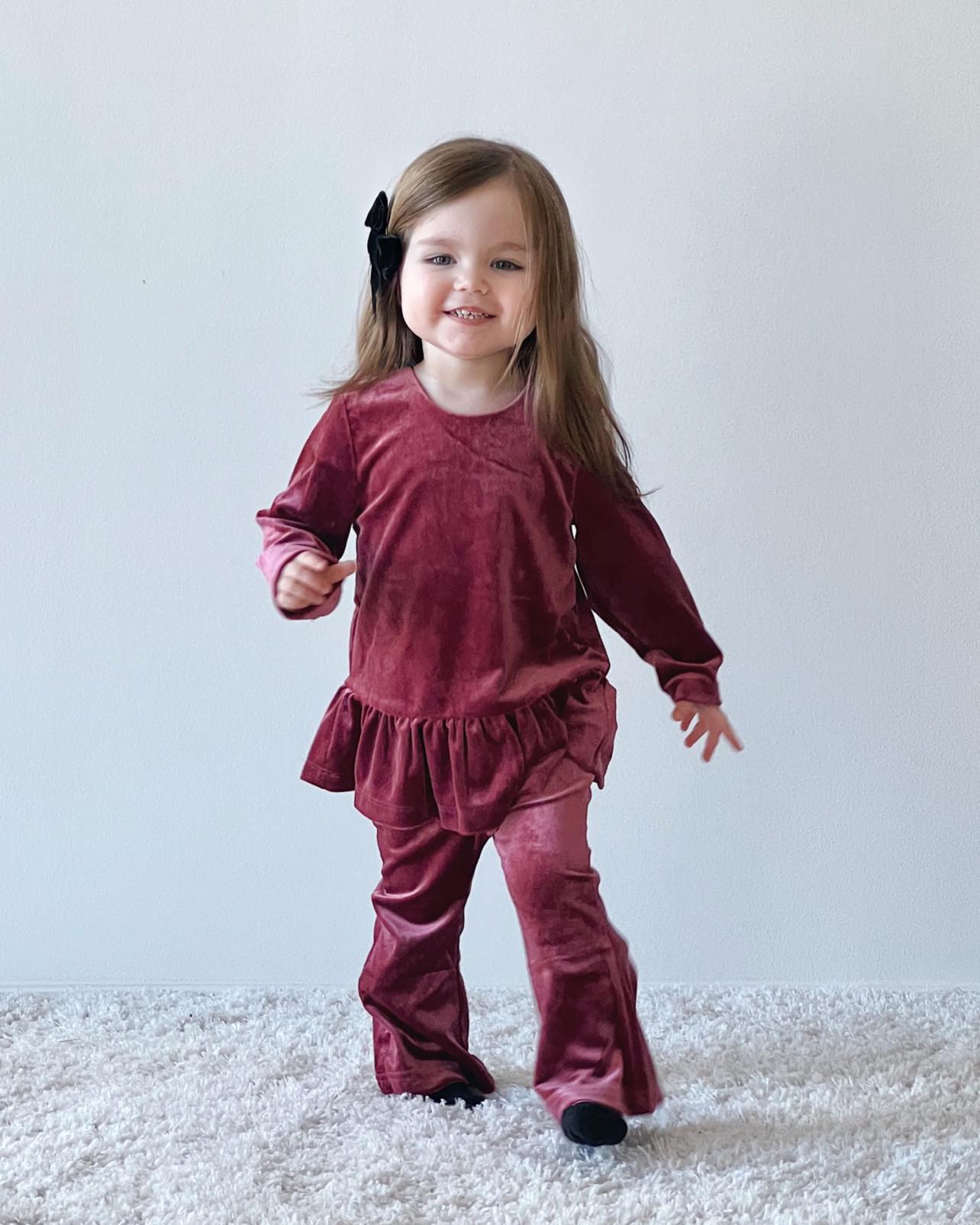 The New Siblings Velour Buks Mellow Mauve