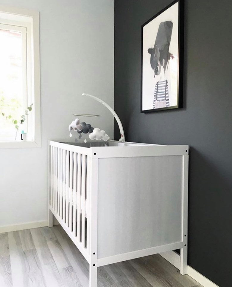 Gamcha Uro med skyer - Mørkeblå, hvid & blå