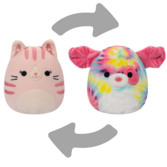 Squishmallows Flip A Mallow - 13 cm - Laura/Sheena